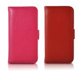 Wallet Style Flip Stand Leather Case for iPhone 5C with Card Slots